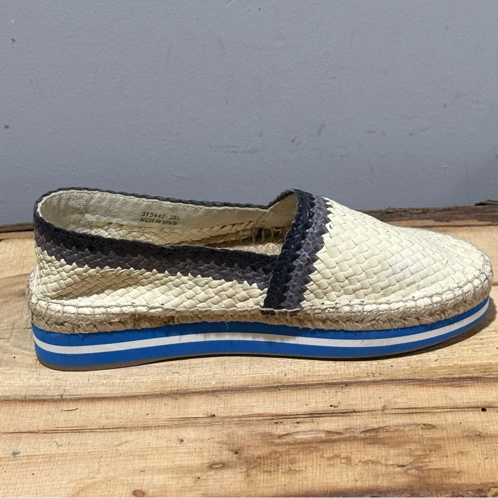 Prada espadrille sz 37.5 Platform flat ~ LEFT SHOE ONLY